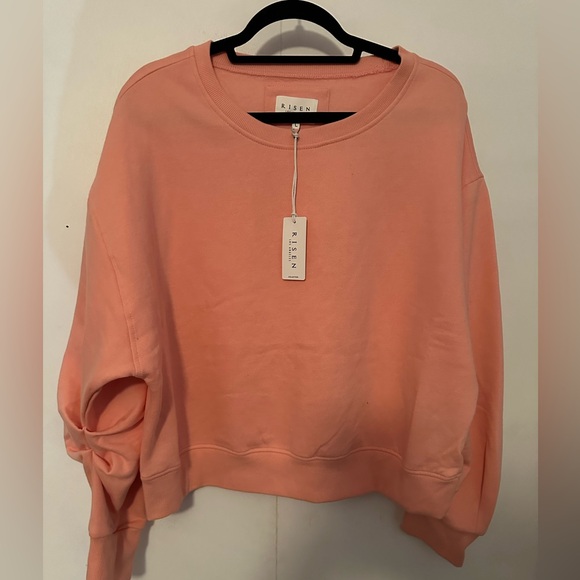 Revolve Balloon Sleeve Sweatshirt – L NWT - Picture 1 of 7